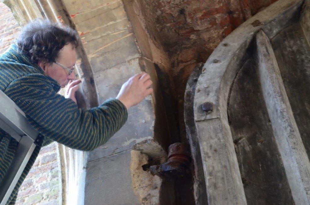 Conservation of doors at Oxburgh Hall