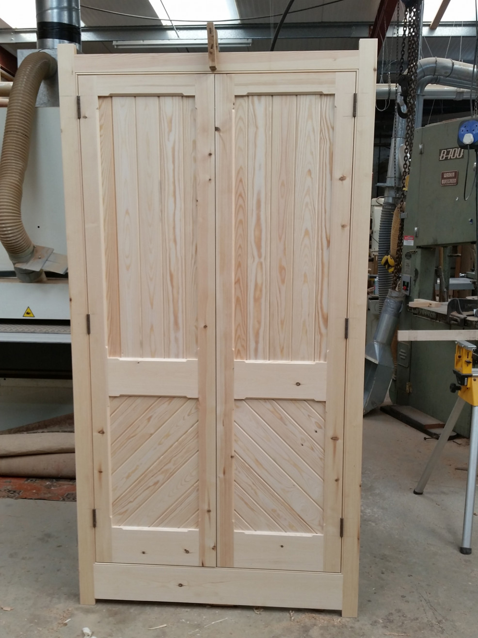 Victorian-style cupboard prior to finishing