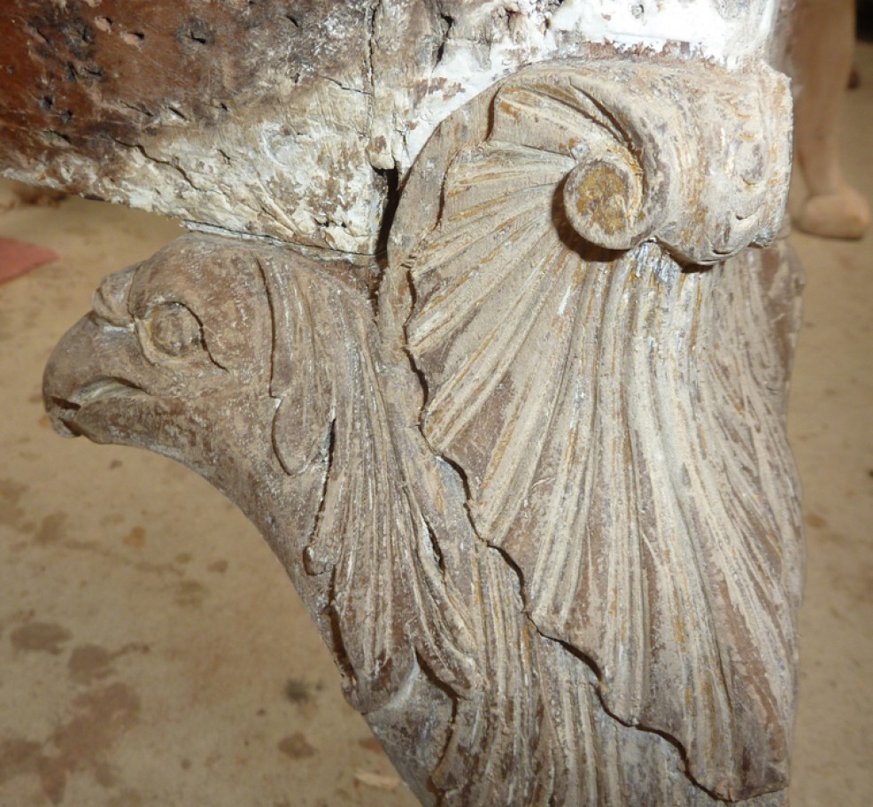 Restoration of historic carved work