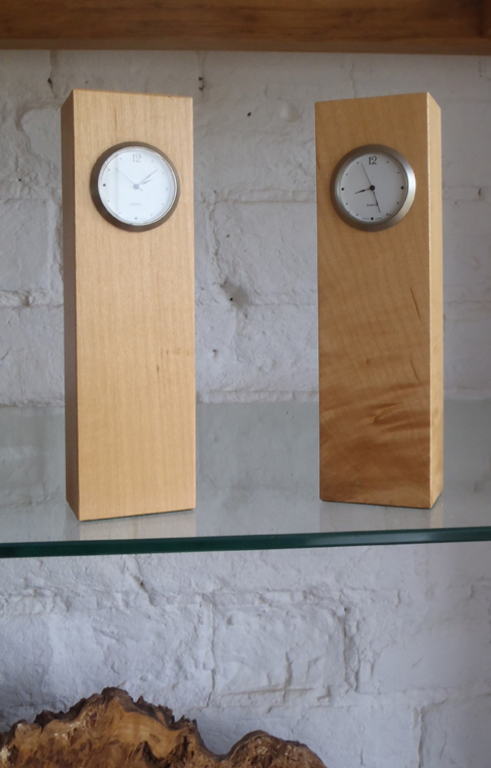 Small and tall clocks