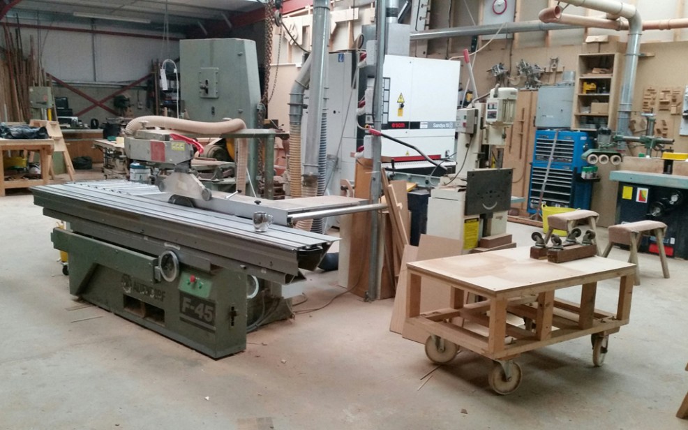 Woodworking workshop facility
